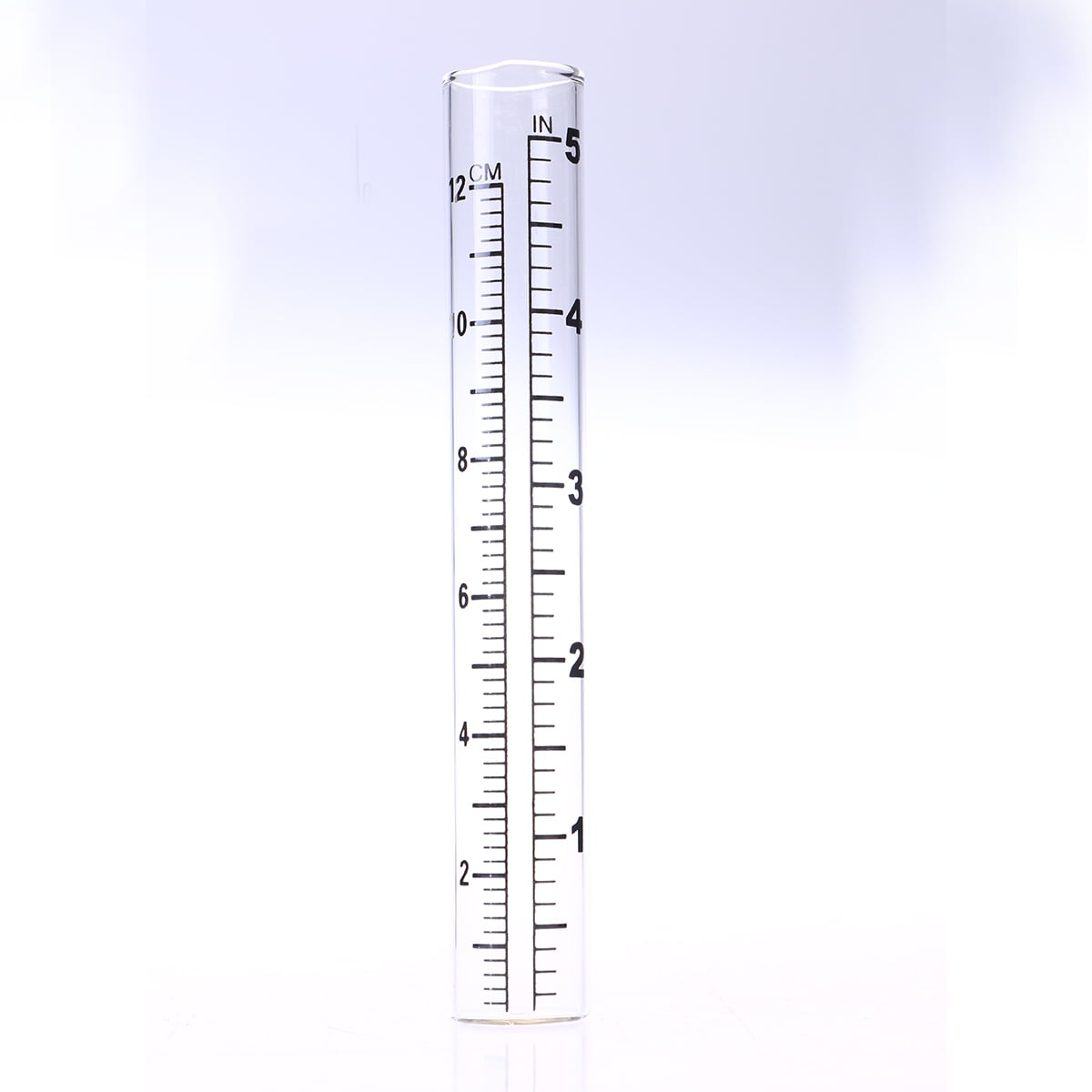 SWETRACE Flat Bottomed Gauge Test Tube With Scale For Weather Measurement Design For Farming And Climate Research