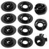 SWETRACE 4Pcs Car Accessories Floor Mat Clips Black Plastic Clips for Vehicle 1.57X1.57X0.28in