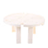 SWETRACE Small Outdoor Table Folding White Plastic 1Pcs 5.5X11.8X11.8in
