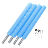 SWETRACE 4 Trampoline Poles Steel Foam Replacement Parts 1Set 19.06X1.57X1.57in