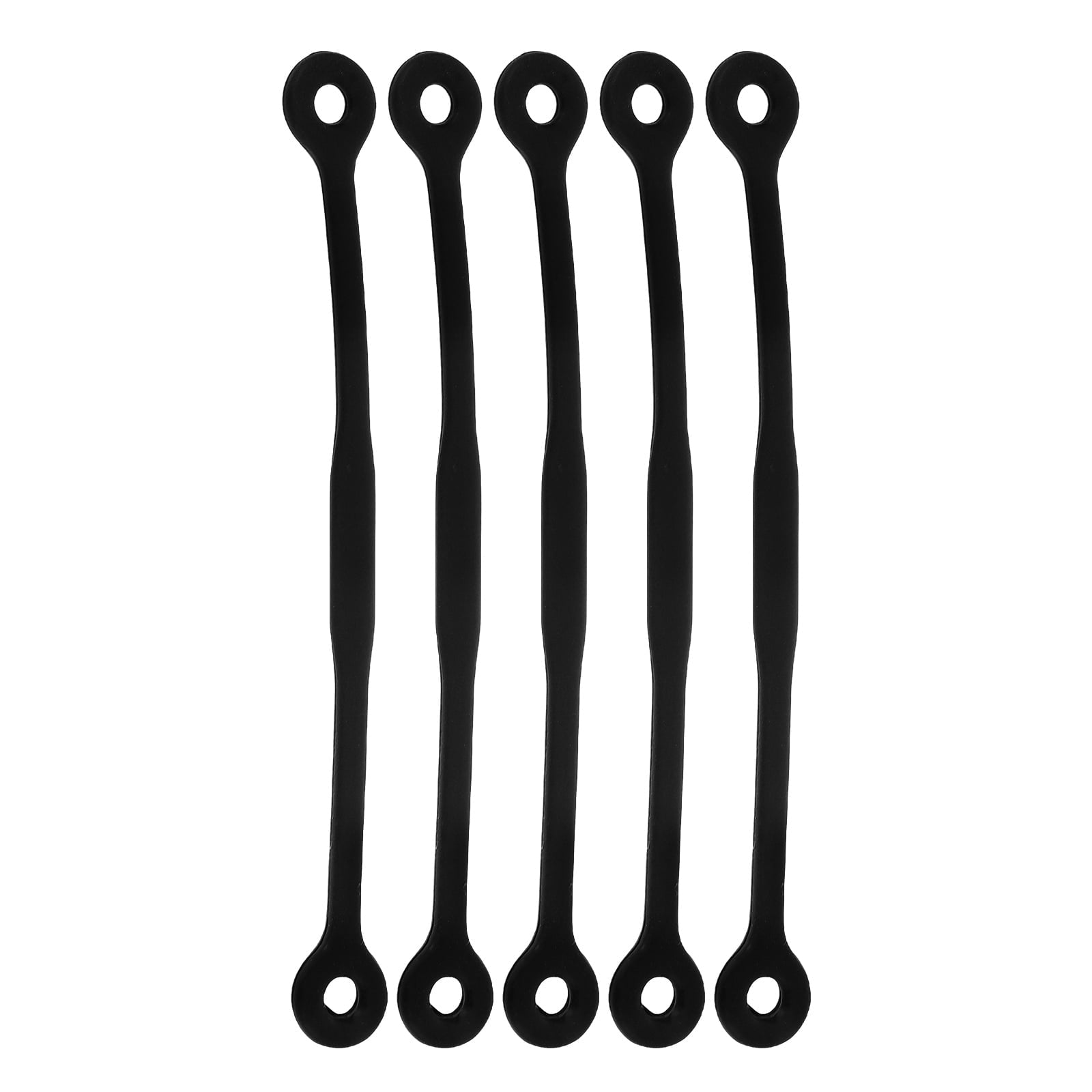 SWETRACE Tennis Racquet Dampeners Black 5Pcs 4.7x0.4x0.4In