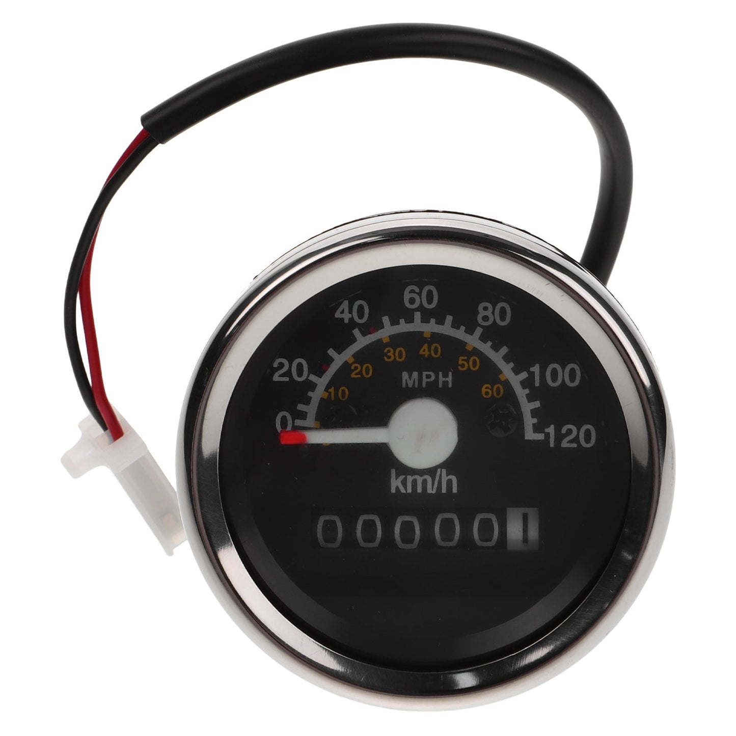 SWETRACE Motorcycle Meter Speedometer 1Pack with Dual Scale Display and High Precision Measurement 11.6x2.4x2.4in