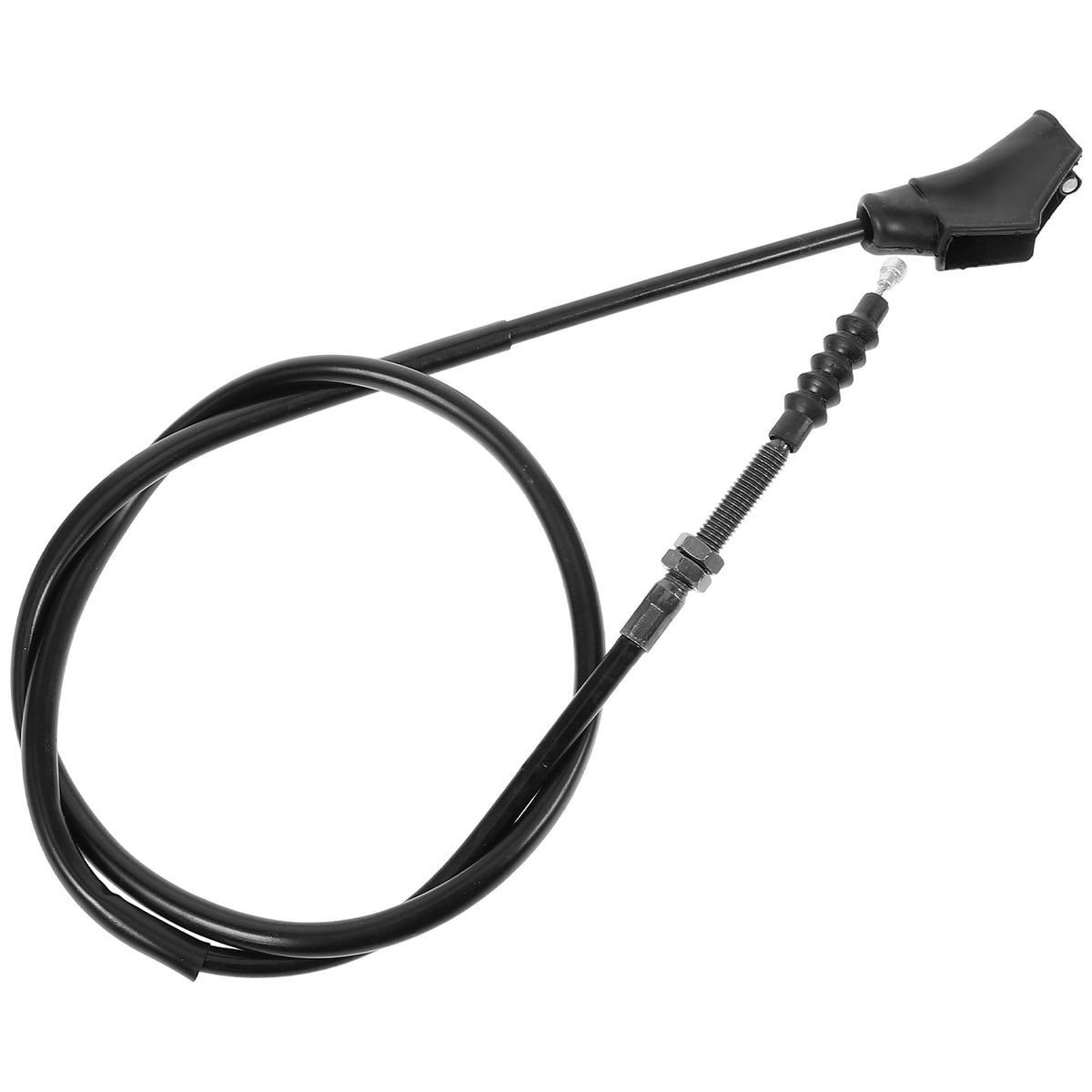 SWETRACE Motorcycle Clutch Cable Adjustable Black Stainless Steel 1 Pcs