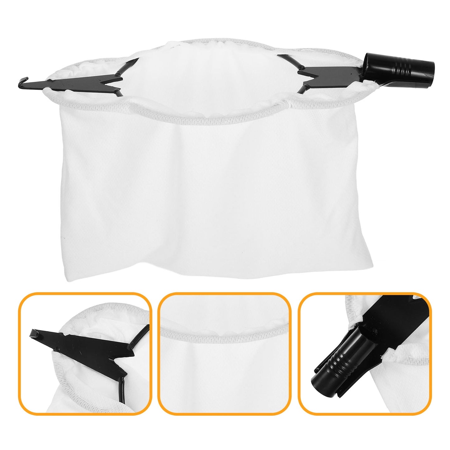 SWETRACE Fruit Picking Bags Portable Fruit Picker Accessory Black 1Pcs