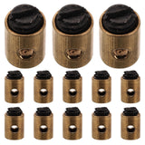 SWETRACE Cable Nipples Barrel Clamp for Throttle Control Throttle Cable Clamp Golden Metal 20pcs