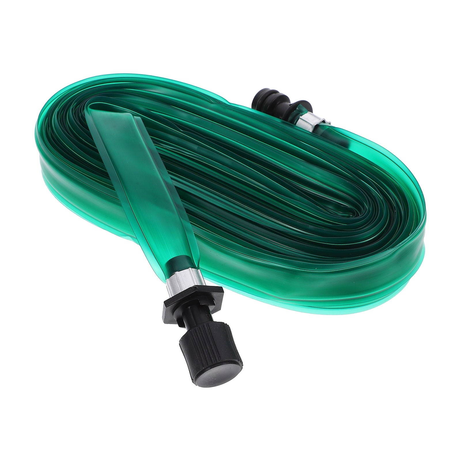 SWETRACE Hose With Holes Flat Soaker Hose Sprinkler Green PVC 1Pcs for Outdoor Irrigation