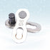 SWETRACE 1 Pair Speed Chain Stainless Steel Buckle Chain for Bicycle Maintenance 9 Bike Chain Silver