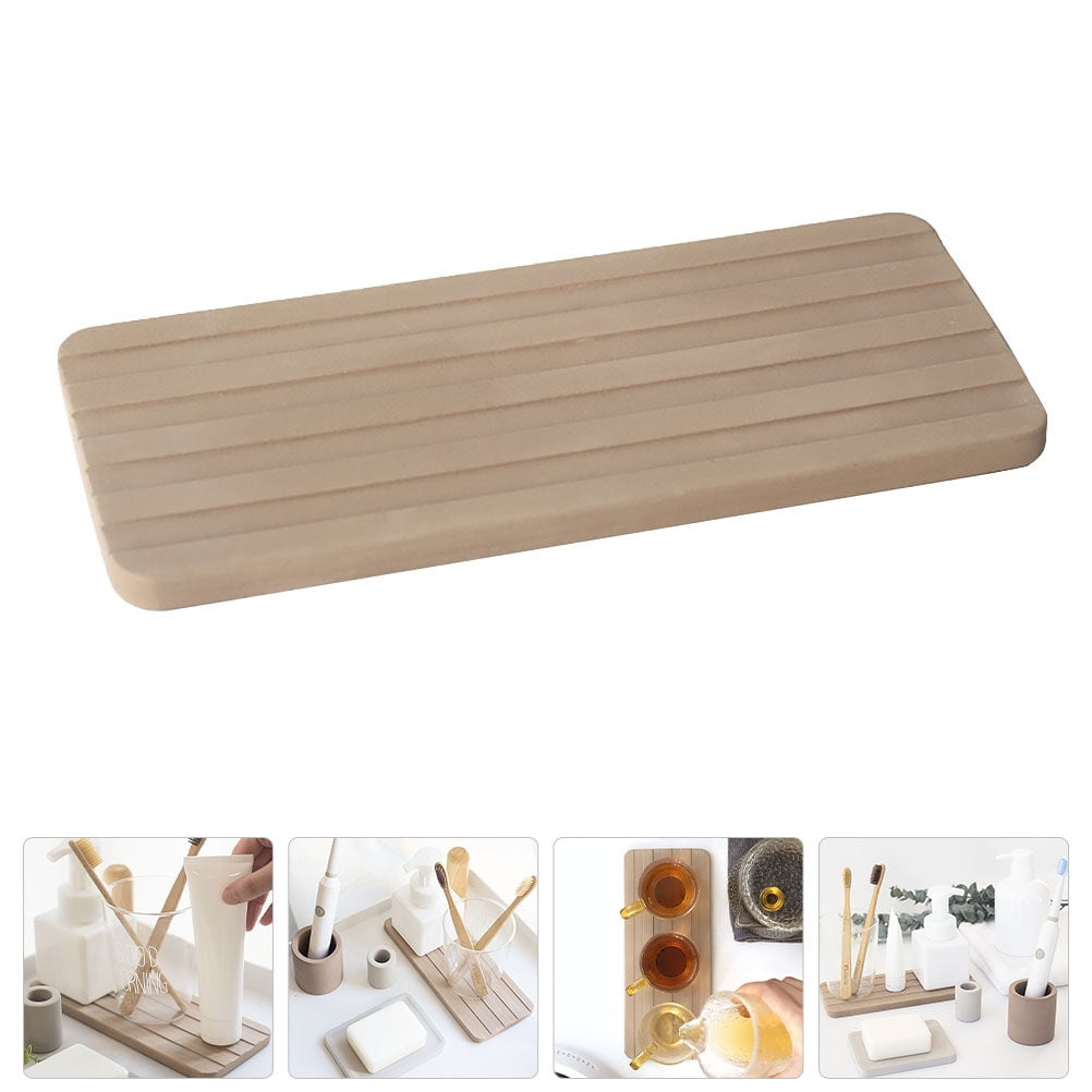 SWETRACE 1Pcs Absorbent Diatomite Tray For Bathroom Storage In A Simple Design