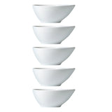 SWETRACE 5Pcs Soy Sauce Bowl Compact Size White for Dining Table Decoration