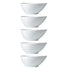 SWETRACE 5Pcs Soy Sauce Bowl Compact Size White for Dining Table Decoration