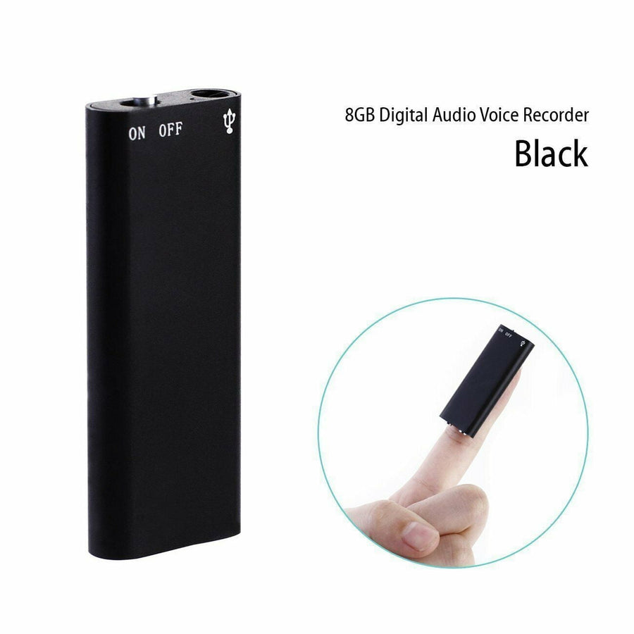Mini Voice Activated 8GB Audio Sound Recording Continuous Listening Device with Strong Magnetic