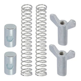 MATI 2 X Rear Brake Adjuster Hardware Kit Nut Spring for Honda ATC250 ATC200 ATC125 Rancher 350 400 420 FourTrax 300