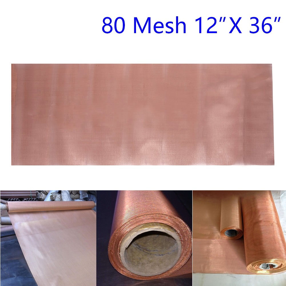 12*36Inches Copper 80 Mesh 200 Dry Sift Filter Screen