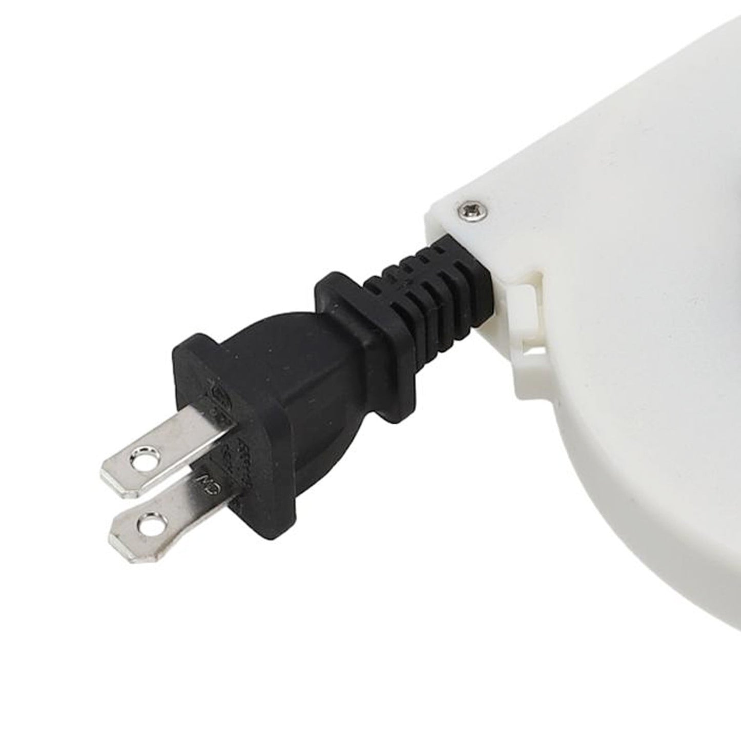 Premium Auto Retractable Power Reel Cable with Multiple Plug Options For Global Us Plug
