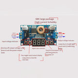 5A 75W Cnc Dc-Dc Adjustable Step-Down Module Cnc Power Supply with Voltmeter