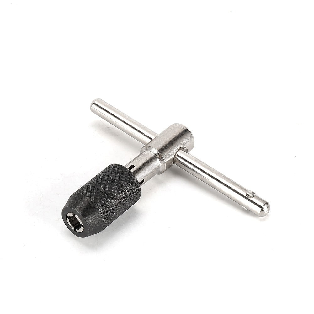 6Pcs for M3-M8 Tap Drill Set T Handle Ratchet Tap Wrench Machinist Tool with Screw