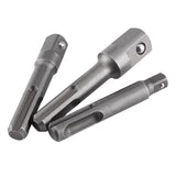 3Pcs for Sds Plus Shank Socket Driver Adapter Power Drill Bit Chuck Extensionadapter