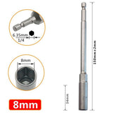 1Pc 150Mm Hexagon Nut Driver Drill Bit Adapter Socket Wrench Extension Sleeve 9Mm Smile Home 8Mm