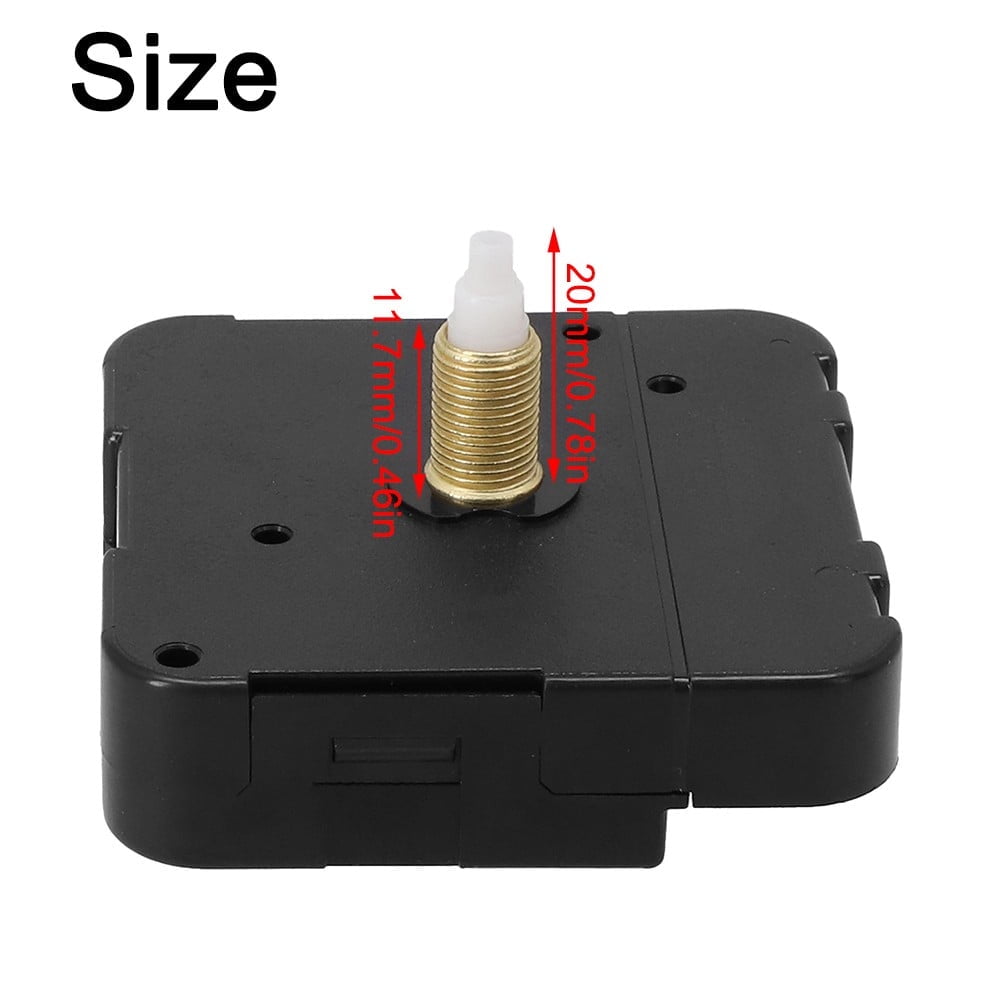 Diy Quartz Clock Movement Movemen Mechanism Spindle 8-31Mm Repair Kit Multi-Size 17Mm 17 mm