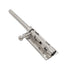 Robust Door Slide Bolt Lock for Bathroom Bedroom and Locker Room Chrome Finish 6In