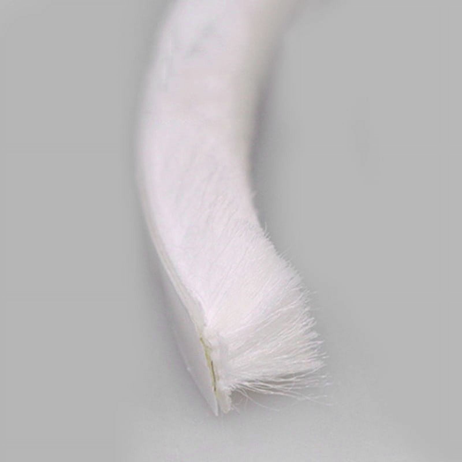 Decor Bottom Bristle Pile Seal Film Door Draught Excluder Brush Weather Strip 10M 5/9/15/23Mm Diy Home High Quality White 9×5Mm White