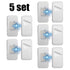 Drawer Catches Easy Installation Powerful Magnetic Closure Secure Hold Silver 5 Set