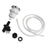 Pneumatic Switch on Off Push Air Switch Button 32mm For Bathtub Spa Waste Garbage Disposal Switch 125-250V 16A