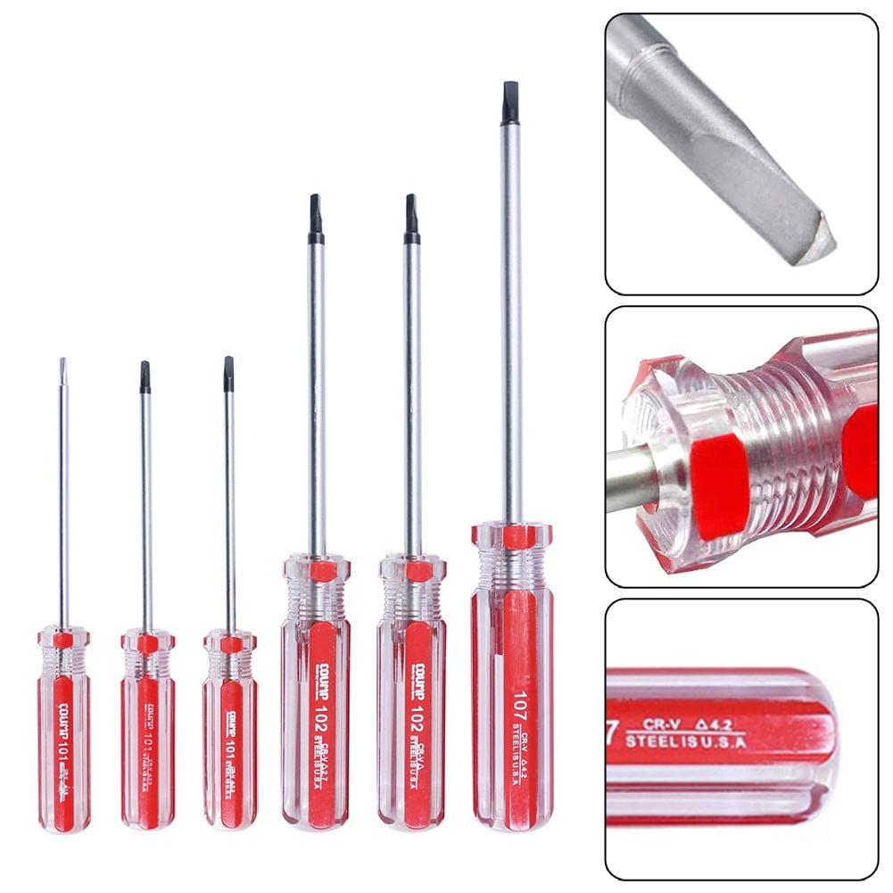 Premium Triangle Drive Screwdriver Set 6pcs Repair Tool for Precision Jobs TA1 8 TA2 0 TA2 3 TA2 7 TA3 0 TA4 2 A1850