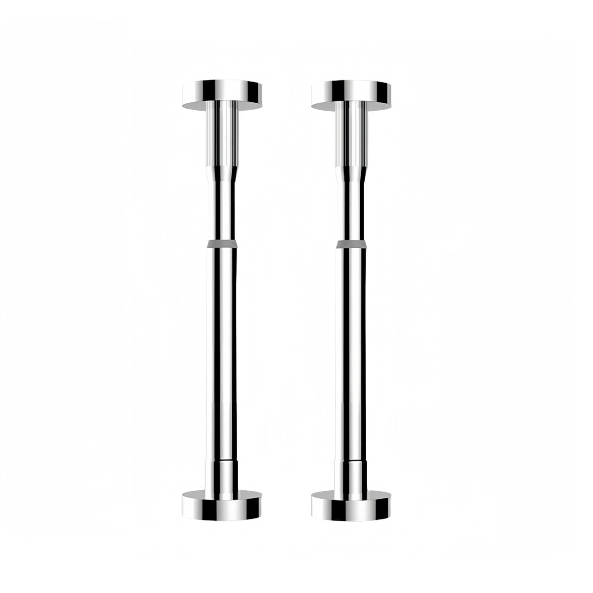 2Pcs Kitchen Sink Brackets Stainless Steel Adjustable Kitchen Sink Bracket Bottom installation Support Legs Kitchen Fixtures (50-80cm Silvery) 35-50cm Silvery