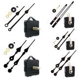 Quality Silent Quartz Diy Mechanism Movement Kit Large Long Hands Clock Movement High Torque Wall Clock Accessories Black E Smile Home A