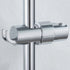 Adjustable Shower Head Holder With 2 Hooks Rotatable Handheld Shower Head Bracket For 16-27Mm Slide Rod Bathroom Accessories \ufeff Smile Home