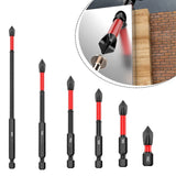 2/6Pcs 25-150Mm Non-Slip Screwdriver Bits Ph2 Magnetic Batch Cross Screw Electric Tips Head Cross Screwdriver Drill Bit Tool Set 2Pcs 25Mm Smile Home 2Pcs 50Mm