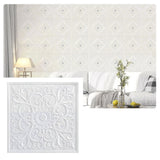 1PC 1/10pc 3D Tile Brick Wall Sticker Self-adhesive Foam Panel Stickers Living Room Bedroom Ceiling Wall Stickers Home Decoration Smile Home