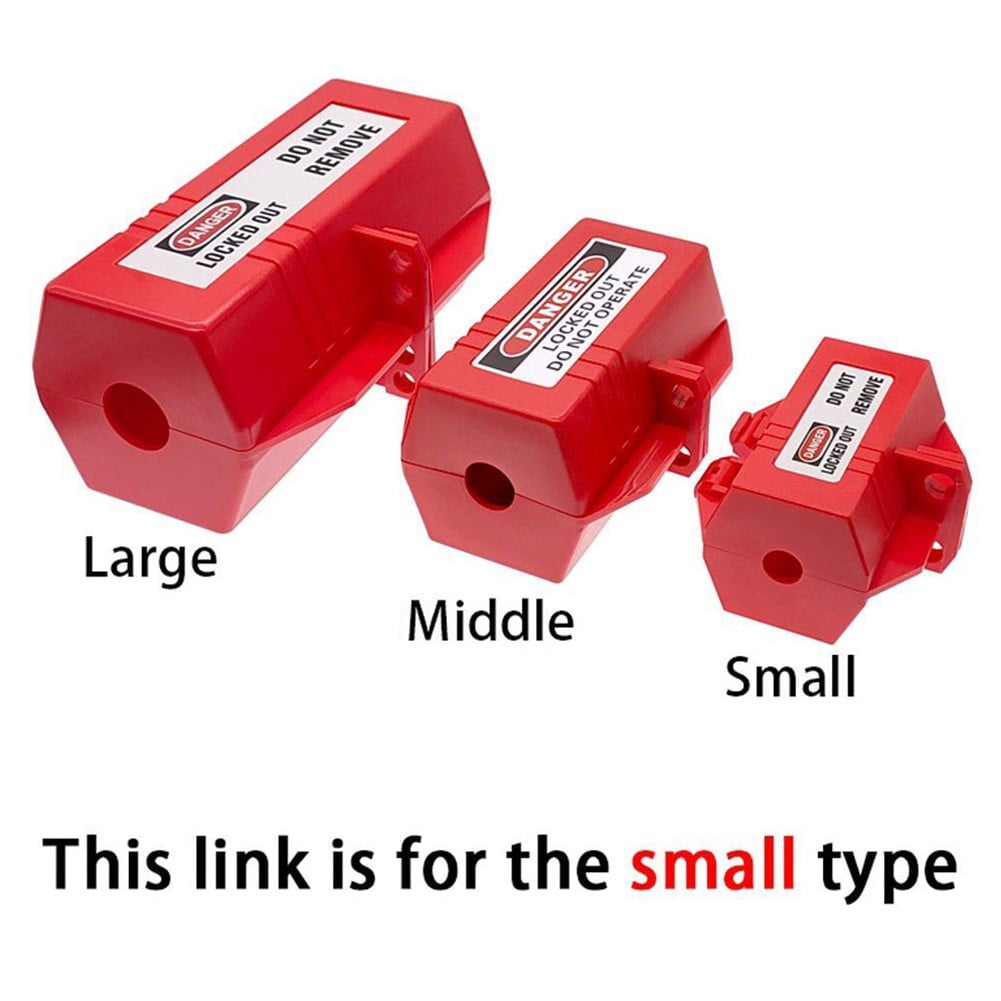 1Pc Electrical Plug-Lock Box Safety Tools For Electrical Industrial Household Plug-Power Lock Device Plastic Abs Safety Tools M Smile Home