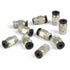 10Pcs Pc4-M10 External Thread Straight Pneumatic Connector Stainless Steel Ptfe Tube Push In Quick Fitting Connectors Extruders Smile Home