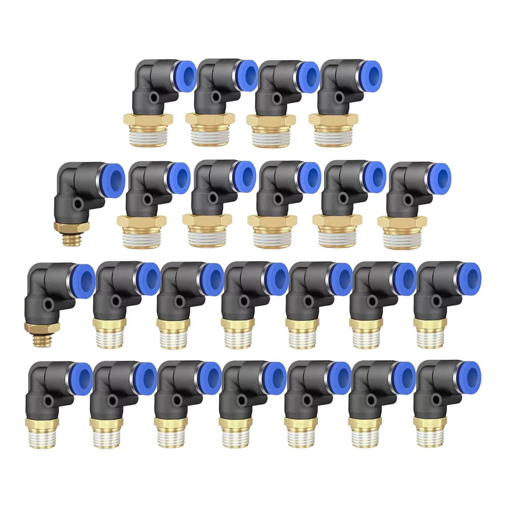 Pneumatic Elbow Quick Connector Air Fittings Thread Elbow Adapter Pl4-16 Pl6-01 Smile Home Pl4-01