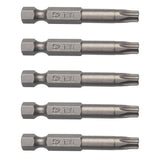 10Pcs Torx Bits Set 50Mm Magnetic Tamper Resistant Star Bits T30 Screwdrivers Wrench Drill Bit Sets Hand Tools Smile Home