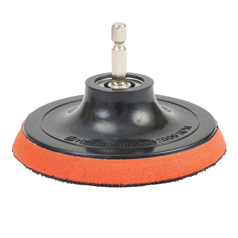 1 Set 100Mm Sanding Disc 60-240 Grit Sandpaper Buffing Wheel Hook-And Loop-Backing Pads For Electric Drill Grinder Rotary Tool Smile Home