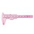 1X 0-80Mm Plastic Sliding Vernier Caliper Gauge Measure Tool Double Scale Ruler For Jewelry/Antiques Measurement Rose Red Smile Home Pink