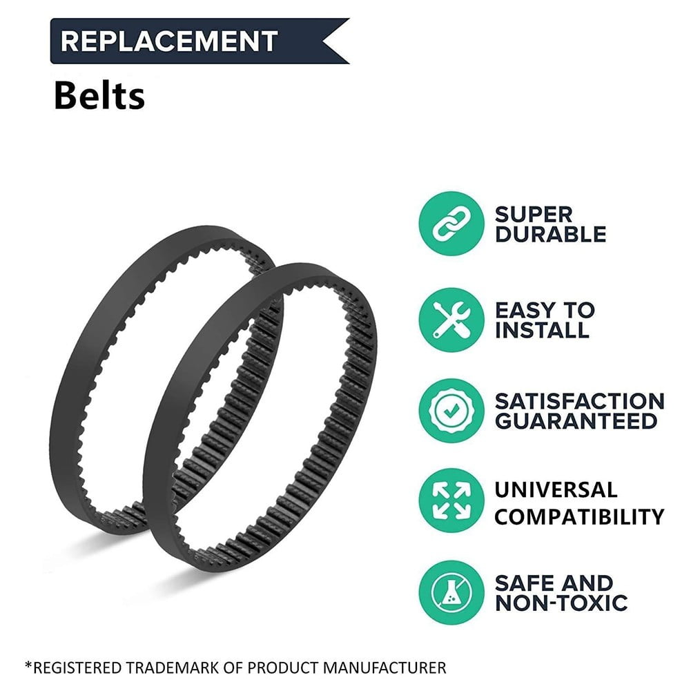4Pc Belts Replacement For Eureka Floorrover Neu560, Neu562A, Neu562, Neu520, Neu526 Vacuum Cleaner Style Drive Belt High Quality Smile Home