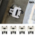 4Pcs Car Rear Seat Cushion Pad Clamps Clips Seat Fixed Buckle Car Fastener Clip For Honda For Acura Auto Interior Accessories