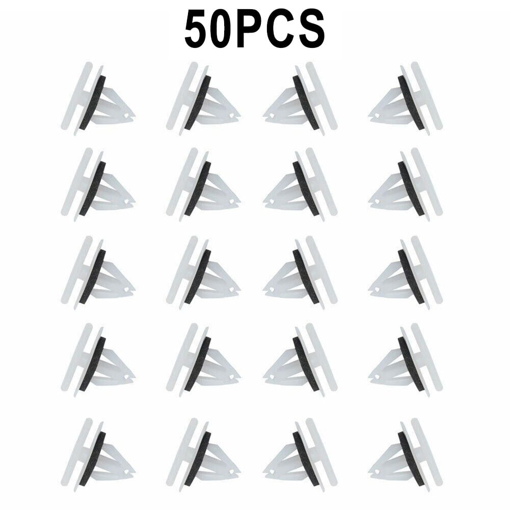 50Pcs Exterior Rocker Panel Moulding Clip Fastener Sealer for Ford 2013-2021