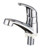 Arkzeo Chrome Basin Faucet Cold Sink Water Basin Tap Single Handle Faucet Tap Deck Mounted for Bathroom Kitchen Replacement
