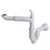 Arkzeo G1-1/2 Inch Kitchen Sink Drain Pipe 40mm Smooth U-Bend Design for Easy Flow