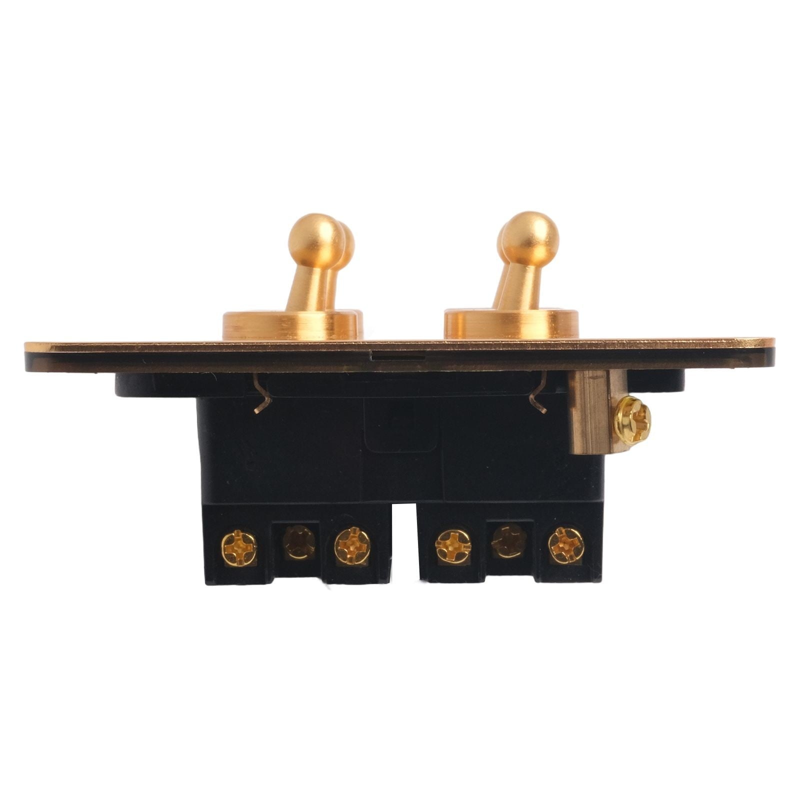 Toggle Light Rocker Switch 1/2 Way Retro Brass Plate Lever 86 Type Toggle Switch 1 Gang Smile Home 4 Gang