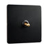 86 Type Stainless Steel Panel Wall Toggle Light Switch Brass Rod 1Way 2Way 2 Gang Smile Home 1 Gang