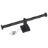 Stainless Steel Toilet Roll Holder Double Ring Toilet Paper Holder Wall Black Smile Home
