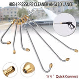 30° /90° /U-Shape Pressure Car Washer Angled Lance Extension Spray Wand Nozzle 17Cm-90 Smile Home 17Cm-90