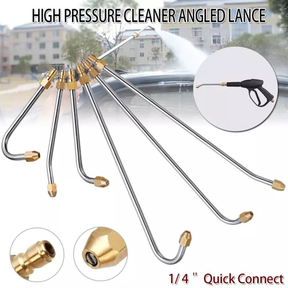 30° /90° /U-Shape Pressure Car Washer Angled Lance Extension Spray Wand Nozzle 17Cm-90 Smile Home 17Cm-90