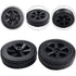 7" Grill Wheels Replacement Parts For Charbroil Gas Grills and Other Brand 2 PCS 170Mm Smile Home 177 mm